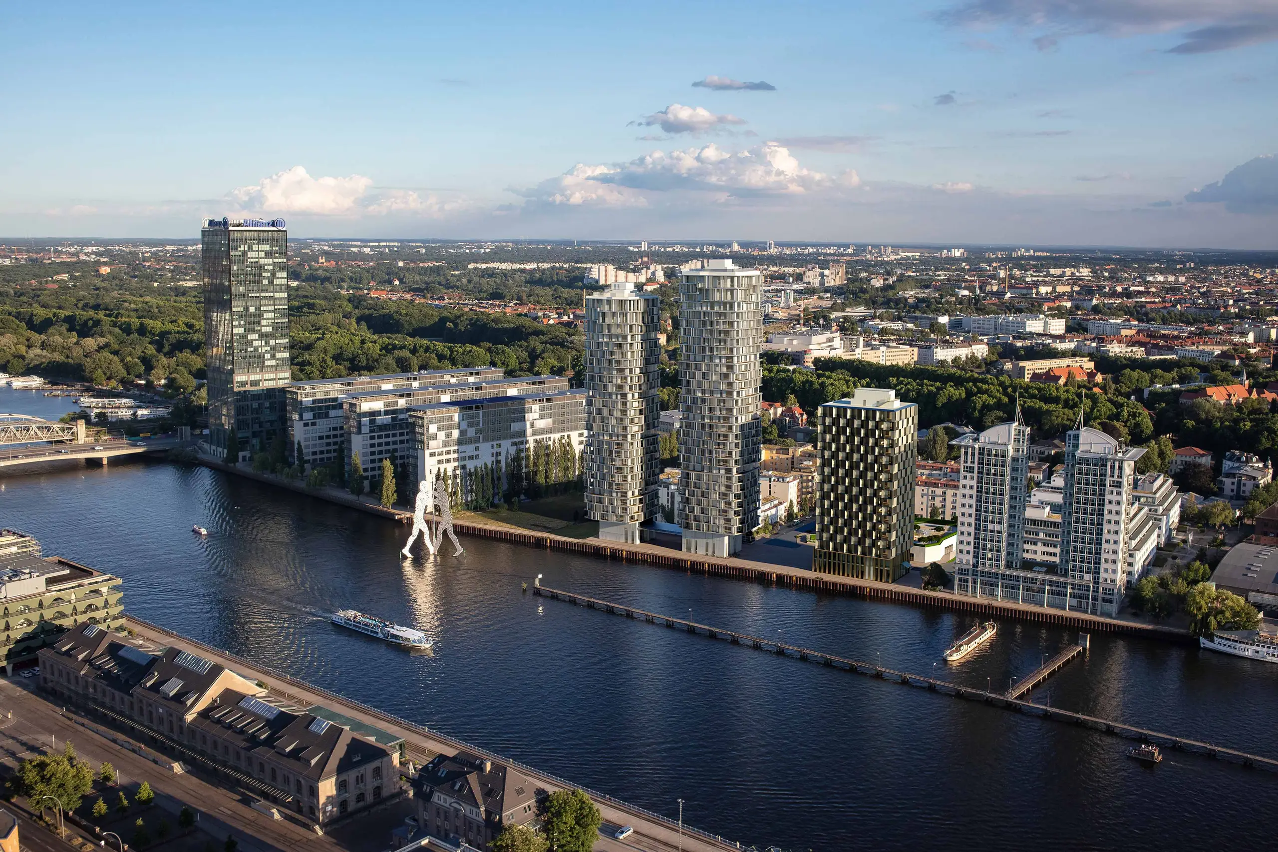 Architekturvisualisierung Berlin – Hochhaus The Molecules an der Spree