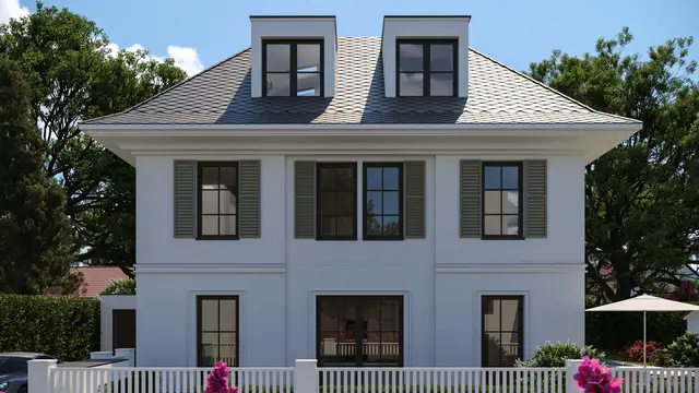 fotorealistische Darstellung Stadtvilla Berlin Deutschland