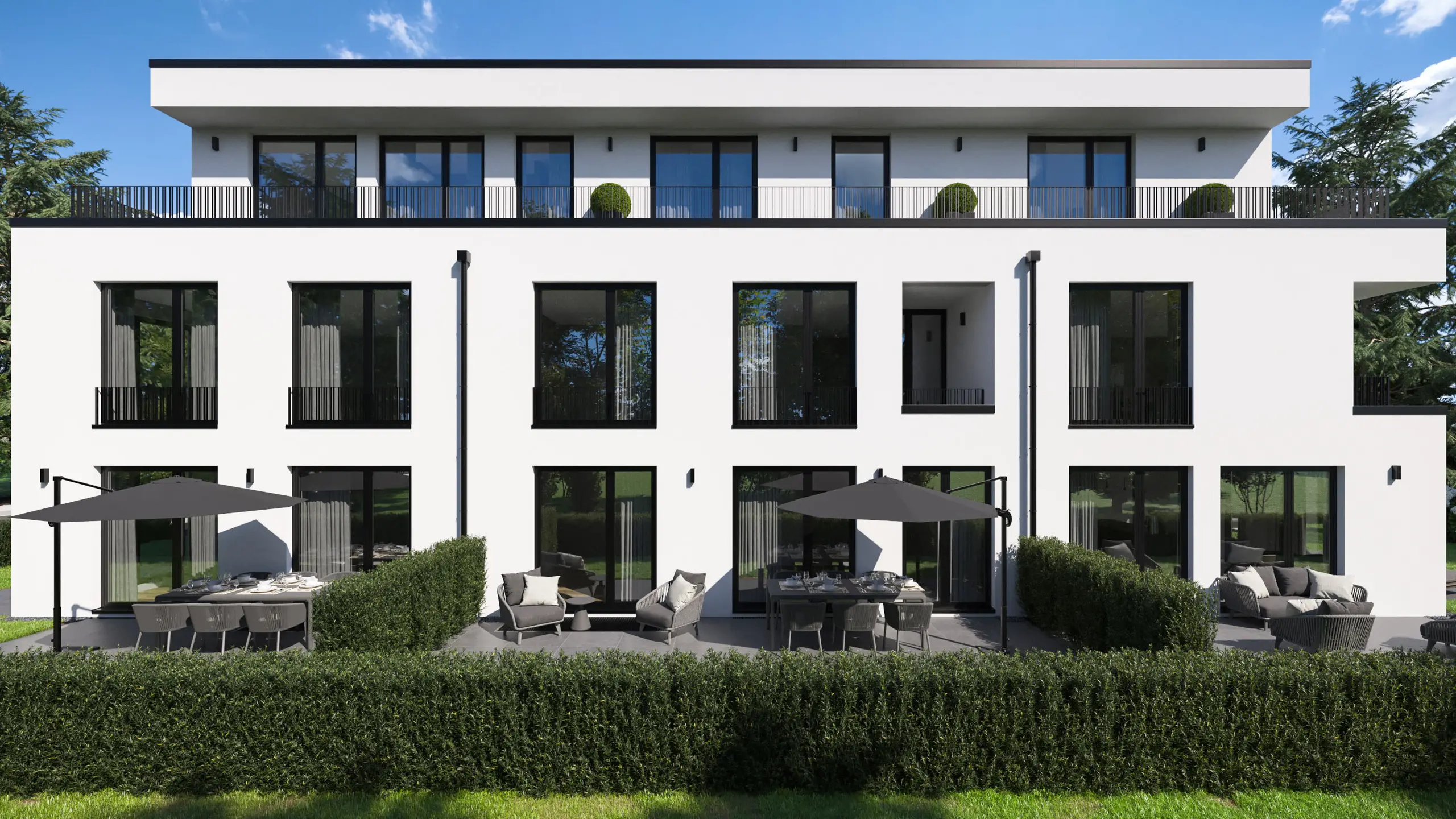 3D Rendering München – Wohnhaus Haus Saphir