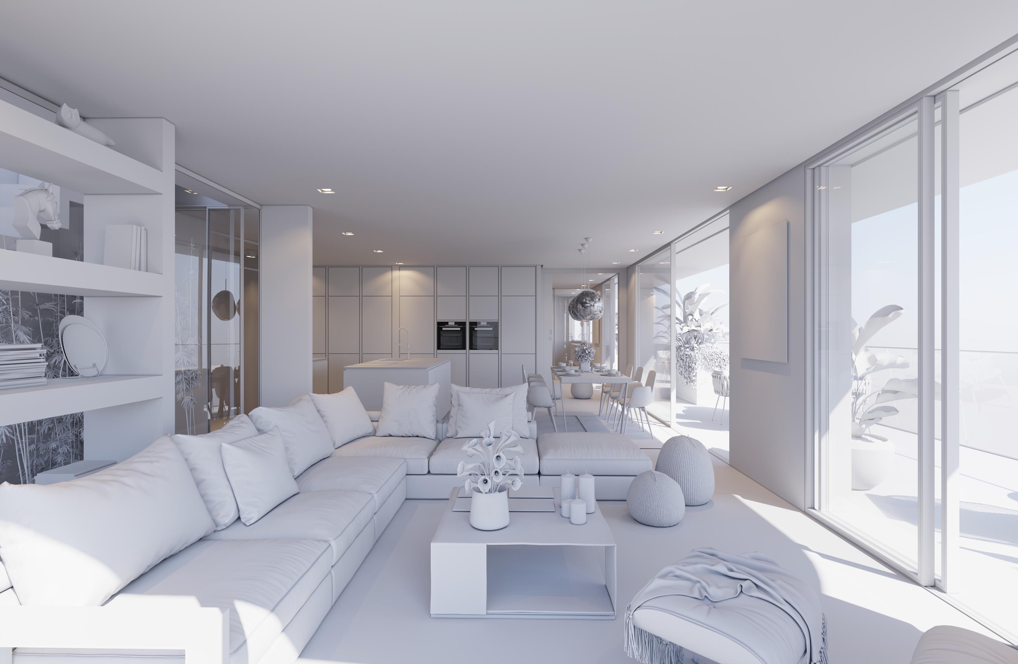 Clay Rendering zum Vergleich